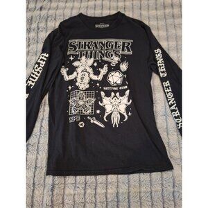 HOT TOPIC ~  Medium ~ Stranger Things Long Sleeve Cotton T-Shirt